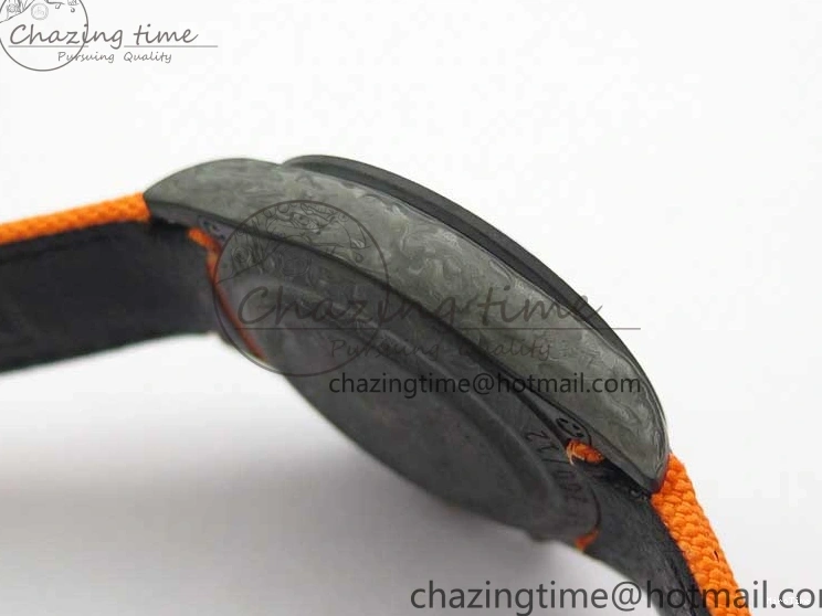 MiroTime 0321 Daytona DIW Carbon Noob 1:1 Best Edition Black Orange Dial on Orange Nylon Strap SA TopPick 2586